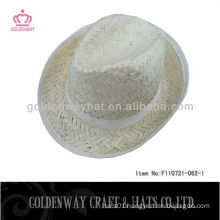 cheap men's straw fedora hat wholesale